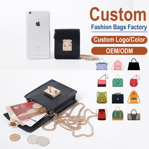 Bolso de Mano Mini Antirrobo de Cuero Genuino, Diseño Cruzado, para Verano/Invierno, con Cadenas, para Regalo, para Mujer - Product Image 1