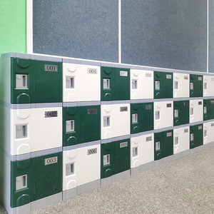 Armoire de rangement à 6 portes pour écoles, vestiaires de gymnase, personnel et travailleurs, en plastique ABS - Product Image 2