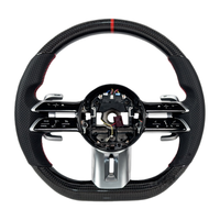 Volant Professionnel en Fibre de Carbone Véritable Design Libellule Adapté aux Mercedes-Benz AMG W204 W205 W212 W214 W215 CLA CLE