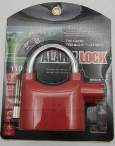 Chaîne de verrouillage de <span class=keywords><strong>moto</strong></span> en alliage poli sécurisé <span class=keywords><strong>cadenas</strong></span> multicolore avec clé d'alarme - Product Image 6