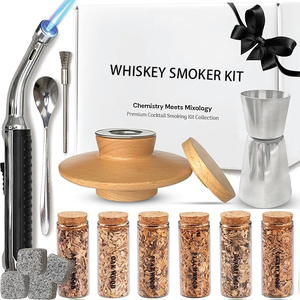 Kit Premium <span class=keywords><strong>para</strong></span> Ahumar Cócteles <span class=keywords><strong>de</strong></span> Whisky, Herramientas Completas <span class=keywords><strong>para</strong></span> Bartender, Caja <span class=keywords><strong>de</strong></span> Regalo <span class=keywords><strong>de</strong></span> Lujo <span class=keywords><strong>para</strong></span> Bar en Casa y Cocina - Product Image 1