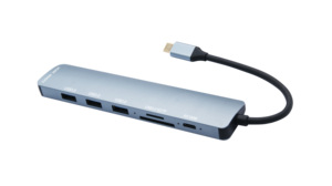 Bán buôn Thêm Multiport Adapter với 1 HDMI + 3*3.0 USB + 3.0 SD TF USBC Dongle forhome văn phòng & đa màn hình năng suất. - Product Image 5