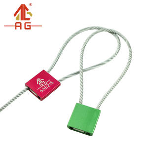 AG C007 <span class=keywords><strong>Cable</strong></span> personalizado Longitud Ajustable Tamper Evident <span class=keywords><strong>Cable</strong></span> Lead Sello de seguridad - Product Image 5