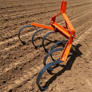Machine à labourer à attelage trois points, cultivateur agricole de <span class=keywords><strong>jardin</strong></span> avec pointes de lame à ressort remplaçables pour ameublir la terre dure - Product Image 2