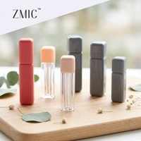 Ensemble de tubes vides carrés pour gloss, rouge à lèvres et mascara, avec applicateur, pour marque privée OEM, emballage cosmétique personnalisé