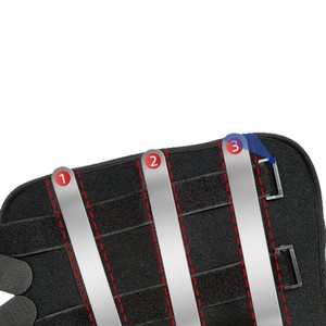 Cinturón de Soporte para Pierna Inferior con Placa de Aluminio, Cierre de Velcro Ajustable, Diseño Transpirable para Soporte Articular - Product Image 3