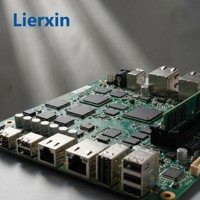 Router Industrial ENIG 4G LTE CPE, PCB de Control Principal de 4 Capas, Cat12, Doble SIM, GPS, GbE, RS485, Riel DIN, VPN, OpenWrt, LEX-4G-CPE, FR-4