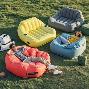 Sofá reclinable de aire inflable de dos plazas portátil de diseño moderno, tienda de campaña plegable impermeable para masajes, capacidad de carga de 300kg para exteriores - Product Image 2