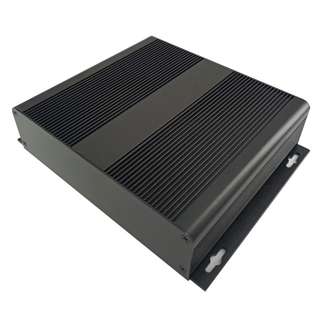 Vange Black Amplifier Project Box 204*48*160mm Aluminum Junction Box Electronics Enclosure