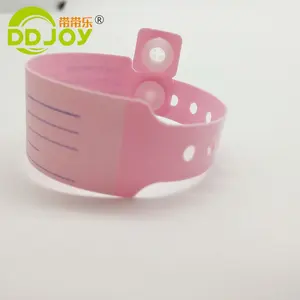 Weiches Vinyl-PVC-Armbänder für Erwachsene und Kinder Krankenhausausweiskette Armbänder