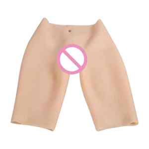 Silikon yapay vajina iç çamaşırı popo yastıklı külot kauçuk kalça pantolon Crossdresser için açık ön - Product Image 2