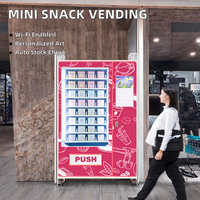 Máquina Expendedora con Sistema de Pago por Código QR y Monedas para Venta Minorista de Aperitivos y Bebidas con Función SDK