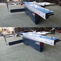 Scie à panneau coulissant de précision mdf, machine de découpe du bois, utilisée pour le travail du bois, v