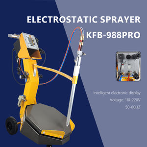 فرن تجفيف الطلاء بالمسحوق ذكي يتم التحكم فيه بواسطة PLC من KFB، مسدسات رش عالية الجودة، قاعدة فولاذية، معدل شحن مسحوق عالي - Product Image 5