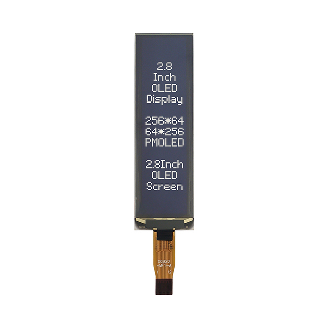 Wandisplay 256x64 OLED Display 2.8 Inch OLED 12 Pin Screen Module with 4-wire SPI Interface and White Color Text