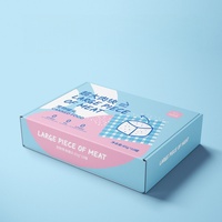 Boîte en papier kraft pliable pour expédition et envoi postal, écologique, durable, naturelle, avec logo personnalisé