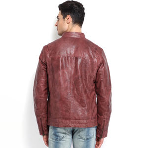 Chaquetas de hombre de cuero genuino modelo superior de la mejor calidad Chaquetas de hombre transpirables personalizadas de calidad más populares, chaqueta para hombre - Product Image 3