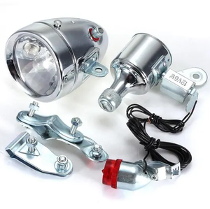 Générateur de Friction pour vélo motorisé 12V 6W, Kit de phares arrière <span class=keywords><strong>Dynamo</strong></span>, convient aux vélos de tourisme de course et aux Tricycles - Product Image 5