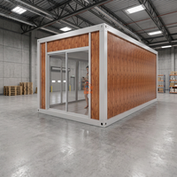 Maison conteneur modulaire isolée moderne, assemblage rapide, maison préfabriquée pour dortoir du personnel et bureau de chantier 20ft 40ft
