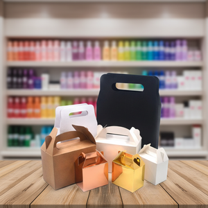 Sweet Desert Pastries <strong>Birthday</strong> Packing Cup Kraft Hexagon <strong>Golden</strong> <strong>Gift</strong> Easy to Take Away Paper Cake Box <strong>Birthday</strong> - Product Image 1