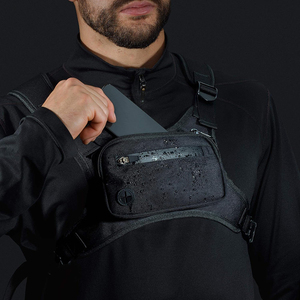 Water Resistant Chest Pack, Minimalist Running Pack for Workouts, Lightweight Running <strong>Vest</strong>, Running Backpack