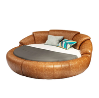Lit rond king size lits modernes et minimalistes arrondis meubles de chambre lit circulaire