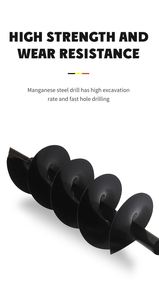 62cc Gasoline Ground <b>Drilling</b> Machine High Productivity Pit Digger Tree Planting Hole Digger 62cc Earth <b>Auger</b> for Garden Farm - Product Image 3