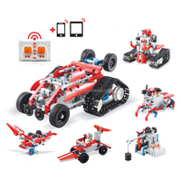 Kit de bloc de tige d'ingénierie RC 60 en 1 avec apprentissage des sciences motrices camion robotique télécommande bloc électrique cadeau pour les adolescents