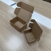 Emballage écologique en papier kraft, emballage pour vêtements, boîte en papier pour t-shirt, boîte en papier pour sous-vêtements, boîte en papier pliable