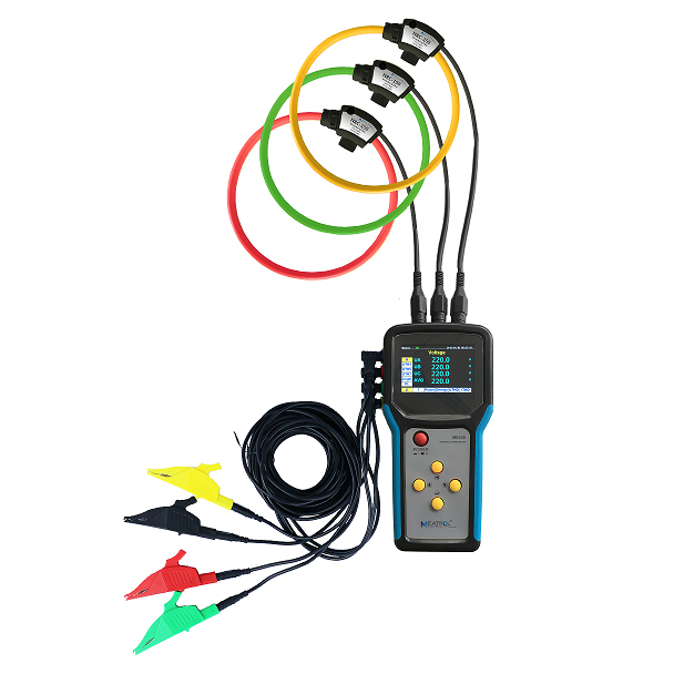 China Power Analyzer LCD Display Rogowski coil Energy Meter Watt Current Voltage Power meter