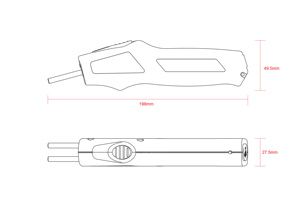 Engrapadora Caliente Inalámbrica de Calentamiento Rápido con Múltiples Tipos de Grapas para Reparación de Parachoques de Automóviles, Recargable, de Plástico - Product Image 5