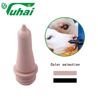 Tétines pour veaux, nourrisseur naturel pour veaux/bovins/ovins, durable, ISO9001, 3 ans, tétine d'alimentation en caoutchouc pour animaux