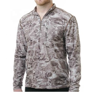 Camisa de pesca con protección solar UV de manga larga para hombre, ropa exterior con sublimación - Product Image 2