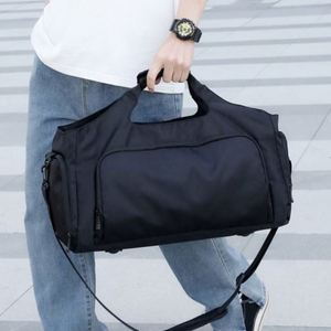 Custom Logo Large Capacity <b>Waterproof</b> Training Luggage Simple Multi-Functional Travel Duffle <b>Bag</b> Fitness Yoga <b>Bags</b> for Men - Product Image 4