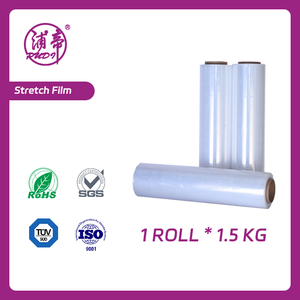 Rouleau de film étirable transparent PUDI en PE, largeur 50 cm, résistant à l'humidité, emballage souple - Product Image 3