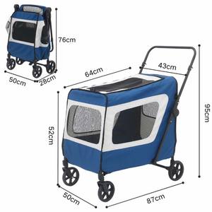 ईयनन <span class=keywords><strong>3</strong></span> में समायोज्य हैंडल यात्रा हल्के फोल्डेबल पालतू कैरियर - Product Image 5