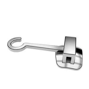 Orthodontische Accessoires Rechthoek Basis Met Gebogen Haak (Rechts) Of (Links) - Product Image 1
