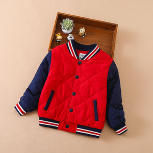 Blousons Bomber pour Garçons de Style Occidental de Haute Qualité, Brodés avec un Motif Argyle, pour Enfants de 3 à 12 Ans - Product Image 2