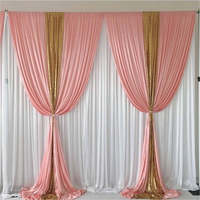 Support de toile de fond réglable 20x10 pieds à double barre transversale, système de tuyaux et de draperies robuste pour décorations de mariage romantiques – Vente chaude