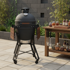 Productos en Tendencia 2025, Asador de Carbón Auplex, Kamado de Cerámica de 18 Pulgadas, <span class=keywords><strong>Parrilla</strong></span> Kamado Joe Grande para Jardín, Camping <span class=keywords><strong>y</strong></span> Exteriores - Product Image 1