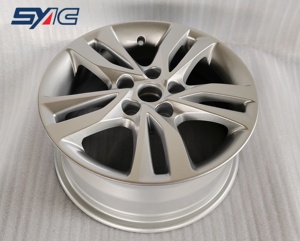 Vente chaude d'usine jantes de voiture de rechange 15 pouces 5 trous R15x6.5j/PCD5x105 couleur argent jantes de voiture de tourisme pour Kovacs - Product Image 6