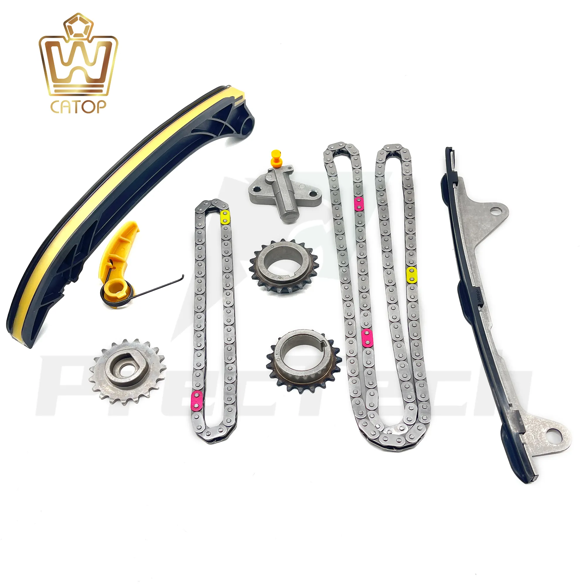 Mới hoàn thành thời gian chuỗi Kit KA-A25A cho TOYOTA a25a a25b xăng động cơ phần thời gian chuỗi kit 9 cái