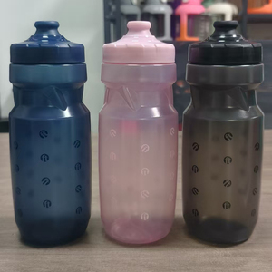 Bouteilles d'eau compressibles, bouteille d'eau de sport en PP avec bouchon à ouverture rapide, hydratation rapide et facile, bouteilles d'eau pour le cyclisme 600 ml <span class=keywords><strong>rose</strong></span> - Product Image 2