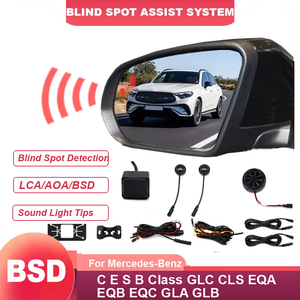Système intelligent de détection d'angle mort pour rétroviseur de voiture BSD <span class=keywords><strong>BSM</strong></span> BSA Radar arrière pour Mercedes-Benz Classe C <span class=keywords><strong>E</strong></span> S B GLC CLS EQA EQB EQC GLA GLB - Product Image 1