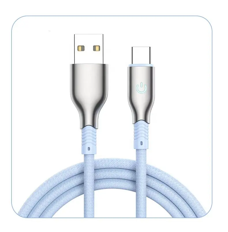 New zinc alloy data cable for iphone15 power 35W fast charge cable and Samsung QC 3.0 protocol mobile phone data cables