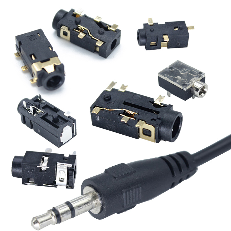 Hi-Q ODM 3,5 мм гнездовой аудио Konektor PCB Jack 5 Polos De пластиковые Наушники 6,35 мм стерео De 3,5 мм 35 мм аудио разъем