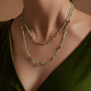 CBBA-1875 สร้อยคอประดับลูกปัดแฟชั่น เครื่องประดับที่หรูหราและมีสไตล์ - Product Image 3