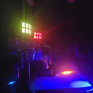 Barra de concierto portátil Cabeza móvil LED Par Laser ILS FX Efecto de lavado estroboscópico de mariposa con soporte DMX Bolsa suave para DJ Party Disco Events - Product Image 5