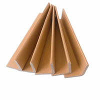Protections d'angle en carton ondulé en papier kraft à 90 degrés, conception personnalisée