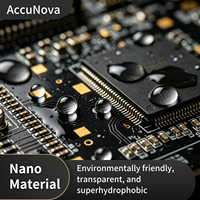 Revêtement PCBA superhydrophobe transparent écologique, imperméable, anti-humidité et résistant aux pulvérisations de sel, 150 ° Angle de contact de l'eau